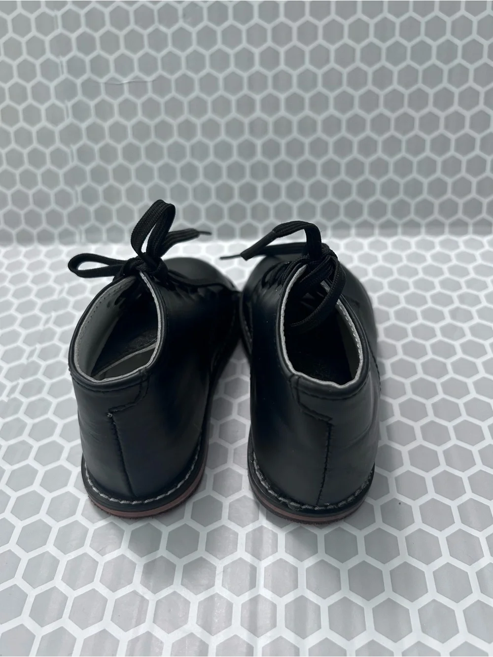 Josmo Black Lace-Up Boys Walker Ankle Boots. Size 6